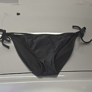 Adore Me Black Tie-Side Bikini Bottom Sz Xl